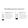 SEEN Curly Creme - Scented - Non-Comedogenic & Sulfate-Free Curl Defining Styling Hair Cream- Reduces Frizz- Heat Protectant- Safe for Sensitive Skin