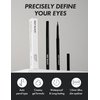 self beauty Ultra Slim Waterproof Gel Eyeliner | Easy Retractable Eyeliner Pencil Waterproof Smudge Proof | Long Lasting Eyeliner | Korean Eyeliner Gel Pen | Black Eye Liners for Women