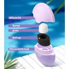 Sunscreen Applicator for Kids - BPA Free Refillable Roll on Sponge Sunscreen, Suncream & Sun Lotion Applicator For Kids, Adults & Families - Holds 1.9fl oz, Perfect Size for Travel (Purple)