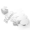 White Wedding Party Favors Boxes - Small Butterfly Candy Treat Gift Boxes Set Bridal Shower Engagement Party Favors Boxes Mother’s Day Birthday Baby Shower Party Boxes Supplies 2x2x2 inch, 50pc