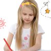 Big Hair Bow Teacher Outfits for Women Yellow Bow Hair Clips School Supplies for Teachers Back to School Hair Accessories Cute Hair Barrettes for Hair Styling (C)