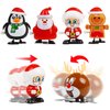 SULOLI Christmas Wind Up Toys, 8 PCS Xmas Gift Stocking Stuffers Goody Bag Fillers for Kids Party Favors