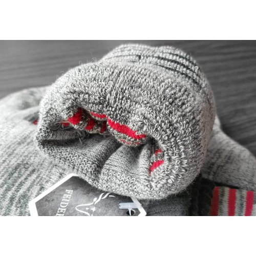 FEIDEER 5-Pack Men's Hiking Walking Athletic Socks Wicking Cushioned Quarter Sports Socks (18105-XL)