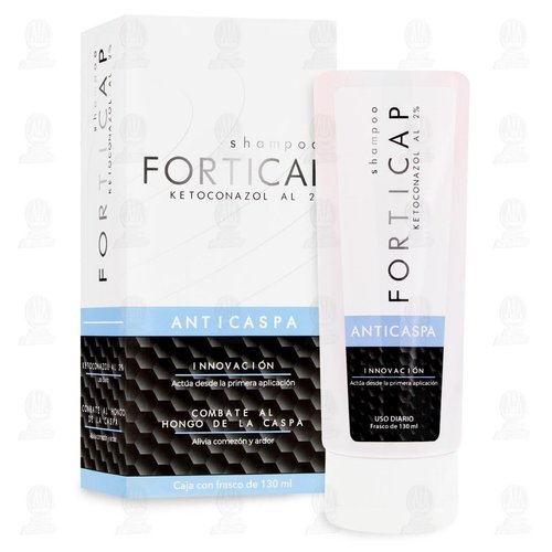 Forticap Shampoo Anti-dandruff Shampoo for Folliculitis and Seborrheic Dermatitis: Medicated Sulfate Free Psoriasis Shampoo - Itchy Scalp Relief Dandruff Treatment For Normal to Oily Scalp 4 fl. oz
