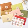 Lucleag Hello Fall Stickers for Kids, Fall Leaves Wreath Stickers Happy Autumn Fall Stickers for Candy Envelope Seals Gift Card Stickers Fall Thanksgiving Party Favors Decor 360PCS