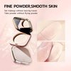 Face Compact Powder Makeup ，Pressed Powder Long Lasting Oil Control Waterproof Sweatproof Powder，Makeup for Flawless Finish All Day，Christmas date artifact （8030）