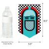 Big Dot of Happiness 50's Sock Hop - 1950s Party Bunting Banner - Rock N Roll Party Decorations - Shake Rattle and Roll