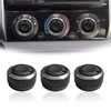3Pcs Control Knob Heater A/C or Fan, Heater Air Conditioning Button Compatible with Toyota Tacoma Knob Toyota Tacoma Accessories 2005-2015