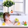 35 Packs Rubber Ducks in Bulk Assortment Jeep Ducks for Ducking, Small Rubber Duckies for Toddler Baby Bath Toys Floater Rubber Duck Bath Pool Toys Kids Party Favors with Mesh Carry Bag