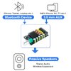200W Bluetooth 5.0 Amplifier Board TPA3116D2 100W+100W Stereo Dual Channel Amp Board Audio Receiver for Home DIY Speakers