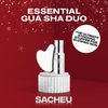 SACHEU Gua Sha Starter Kit with Slick Skin Oil - Stainless Steel Gua with Gua Sha Oil, Facial Oil Squalane Facial Tools, Face Oil for Gua Sha Massage, Gua Sha Stainless Steel