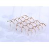 10Pcs Round Tips Spiral Bobby Hair Pins Spin Pin Hair Clip Twist Screw Hair Pins Bun Stick for DIY Hair Style Tool (Rose Gold)
