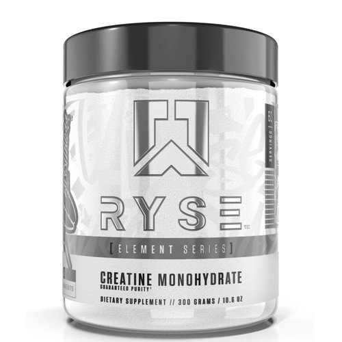 RYSE Creatine Monohydrate Powder - Unflavored - Supports Men & Women Lean Muscle Growth, Strength, Power, and Endurance - Helps Reduce Fatigue and Improve Workout Recovery - 60 Servings
