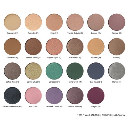 Mom's Secret 100% Natural Eye Shadow, Organic, Vegan, Gluten Free, Cruelty Free, Made in the USA, 2.5 g. (Sterling F)