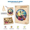 Wooden Puzzles for Adults, Lighthouse Wooden Puzzles, 300 Pieces Puzzles for Adults, Birthday Gifts for Women Men, Wood Adult Puzzles (L-13.4 * 13.1in)