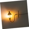 DOITOOL 4pcs Dollhouse Wall Light Christmas Decor Mini Furniture Chandelier Light Mini House Chandeliers Miniature Sconces Lights Mini Wall Lamp Models DIY Sand Table Decor Mini Lights LED