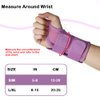 NuCamper Wrist Brace Carpal Tunnel Right Left Hand for Men Women, Night Wrist Sleep Supports Splints Arm Stabilizer with Compression Sleeve Adjustable Straps,for Tendonitis Arthritis Pain Relief (Right Hand-Purple, Small/Medium (Pack of 1))