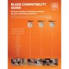 Fein StarLock Plus E-Cut Universal Oscillating Saw Blade - Medium, Waisted 1-3/4" Width for Wood, Drywall, Plastics - Fits Most Multitools - 10-Pack - 63502152290