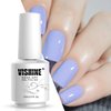 Vishine Nail Gel Polish, 15ml Soak Off Nail Gel Polish Nail Art Manicure Salon DIY at Home Long-lasting Gel Color - Light Lilac 0.5 OZ
