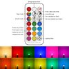 ILC RGB LED Color Changing Light Bulb, 40W Equivalent, 450LM, 2700K Warm White 5W E26 Screw Base RGBW, Flood Light Bulb- 12 Color Choices - Timing Infrared Remote Control (4 Pack)