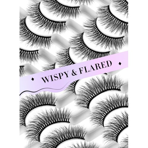 sawkit Classic Lash Extensions – 6-13mm – Fake Eyelashes – Luxurious Natural Mink Lashes Eyelash Extensions – Comfortable and Easy to Apply – High-End Fiber Lashes for Superior Volume