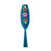 Phillips Brush 3000 Purse Size Cushion Hair Brush with Flower Design - Teal