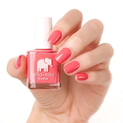 ella+mila Nail Polish, BonBon Collection - Sweet Tooth - Long-Lasting & Chip Resistant Formula (0.45 fl oz each)
