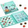 Checkers Board Game for Kids 4-12, 2 in 1 Magnetic Checkers and Tic-Tac-Toe Sets Travel Toys Travel Games, Ideal Gifts for Young Kids 4 5 6 7 8 9