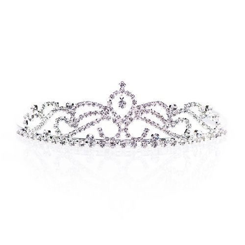 Anderson's Ruby Tiara, Rhinestone Wedding, Prom, Pageant Tiara, Queen Or Princess Tiara For Prom, Homecoming, Pageant, Wedding, School Dance, Award, Costume, Party, Event