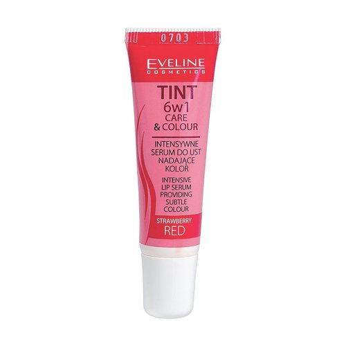 Lip Therapy Professional 6 in 1 Care and Color Intensive Lip Balm and MOISTURIZER (Strawberry Red)