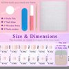 Lifextol 240pc Press on Toenails for Women Toe Press on Nails Short Fake Toe Nails Press ons with Glue&Adhesive Tabs, Acrylic Toe Nail Tips False Toenail Press ons Artificial Fake Toenails-Nude