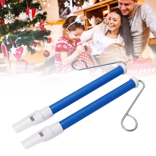 Slide Whistle Toy, 2Pcs Children Slide Whistle Simple to Play Professional Slide Whistle Party Birthday Favors Noisemakers for Kids Party Supplies (Blue)