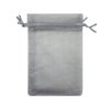 Ankirol Sheer Organza Favor Bags 6x8'' For Wedding Baby Shower 100pcs Gift Bags Samples Display Drawstring Pouches (gray)
