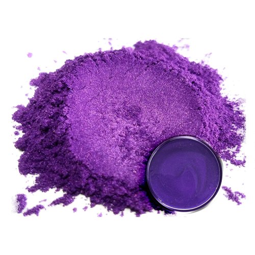 Eye Candy Premium Mica Powder Pigment “Rainbow Violet” (50g) Multipurpose DIY Arts and Crafts Additive | Woodworking, Epoxy, Resin, Paint, Soap, Bath Bombs, Nail Polish, Lip Balm (Rainbow Violet, 50G)