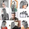 Temporary Silver Gray Hair Color Dye Wax for Kids & Men Women, Washable Hair Dye Styling Clay Party Hair Makeup Gifts for 3 4 5 6-8-10-12 Years Old Girls Kids & Men Women