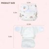 Reborn Baby Dolls Cloth Diapers Pack of 2 Pieces Fit for 17-22 inch Reborn Newborn Dolls