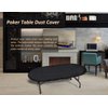96" Poker Table dust Cover with Form-Fitting Elastic Band