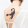 3D Scorpions Temporary Tattoo Sticker, Body Art Tattoo Stickers Waterproof Fake Stick on body for Men Woman (Scorpion)