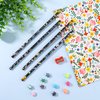 Hariendny 4 Pack Rhinestone Picker Tool Adhesive Resin Picker Pencil Nail Point Drill Pen Dotting Wax Pencil Gem Pick up Tools for Nail Art DIY with Pencil Sharpener