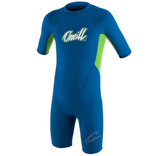 O'Neill Reactor Toddler Shorty Wetsuit Youth 2 Ocean/Dayglo (5127B)