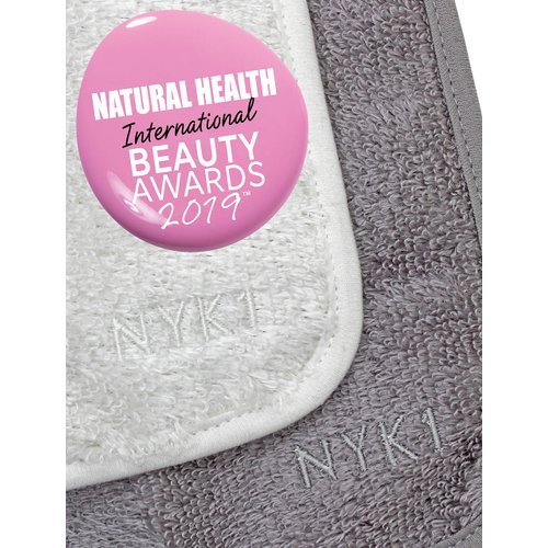NYK1 DEEP Cleansing Exfoliating Washcloth Face Towels Pack of (2) Cleanse and Clear Gentle Makeup Remover Cloth - Reusable Microfiber Face Cloth with Natural Viscose Made from Bamboo Washcloths