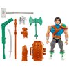 Masters of the Universe Mattel Origins Turtles of Grayskull Action Figure & Accessories, Casey Jones Collectible Toy with 16 Joints, TMNT & Motu Crossover