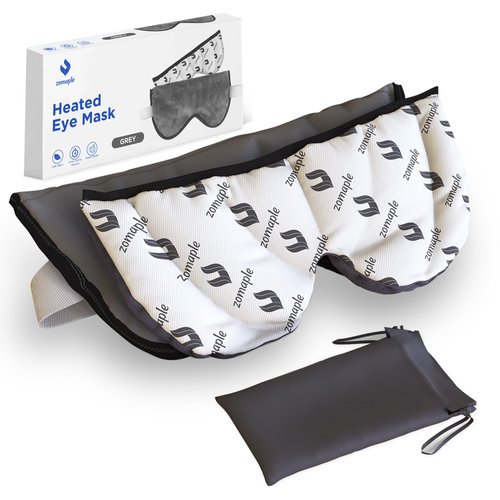 Zomaple Heated Eye Mask for Dry Eyes, Reusable Dry Eye Mask with Moist Heat Warming Compress, Soothing Eye Warm Compress for Dry Eyes Relief - Microwavable Eye mask for Dry Eyes, Stye and Blepharitis