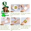 St. Patrick's Day Shamrock Temporary Tattoos, Waterproof Body Face Stickers Party Favors 144 PCS