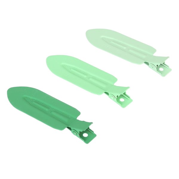 30PCS No Bend Hair Clips, Leaf Shape No Crease Duck Bill Hair Clips,No Crease Pins for Makeup, Styling Acrylic Resin Clips Hairstyle Hairdressing Accessories for Women Girls