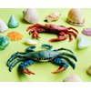 Gemini&Genius 2Pcs Crabs Marine Animal World Sea Animal Action Figure Ocean Model Toy Educational, Role Play, Cake Toppers, Swimming Toys, Bath Toys, Christmas Stocking Stuffers for Kids