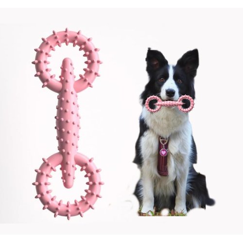 CLGoods Dog Chew Toy Pet Toy Ring - TPR Safe Chew Toy for Dog，Puppy Teething Stick, Dog Chew Board