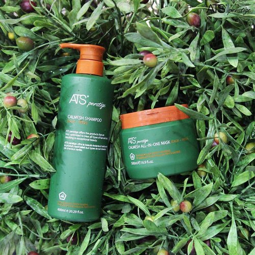 ATS Perstige Calmesh Shampoo - 600ML, Organic Aloe and Soothing Silicone Free Shampoo