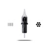 Cheyenne Capillary Tattoo Cartridge Needles, Disposable, Professional Tattooing Supplies, Box of 20 Pcs, 8 (0.25mm) 7 Bugpin Round Liner Super Long Taper (5.5 mm)