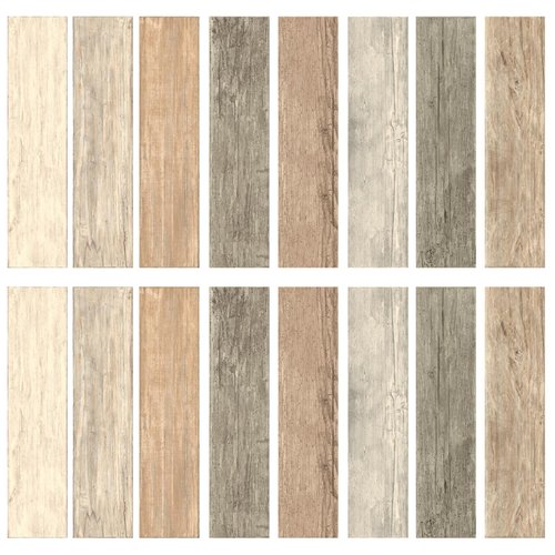 RoomMates RMK3695GM Distressed Barn Wood Plank Peel and Stick Giant Wall Decals 17.25 X 36.5